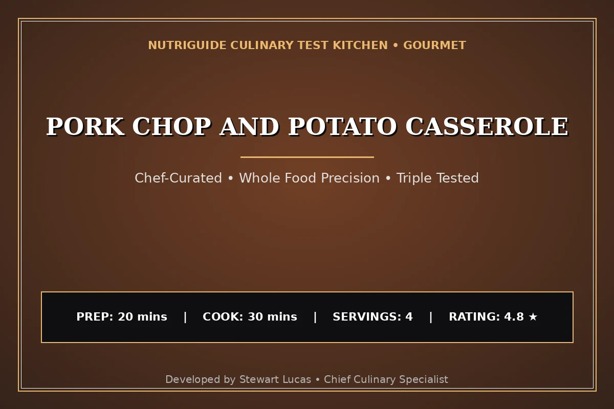 Pork Chop And Potato Casserole