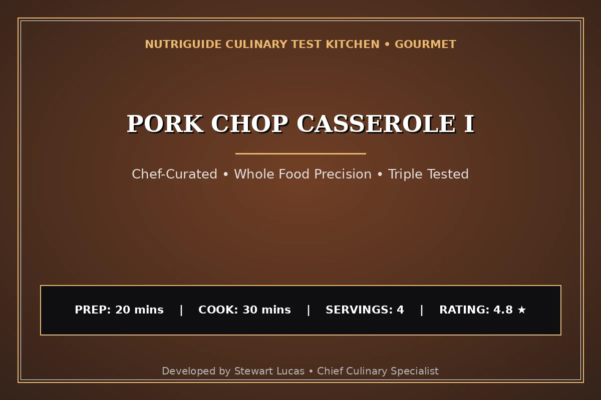 Pork Chop Casserole I