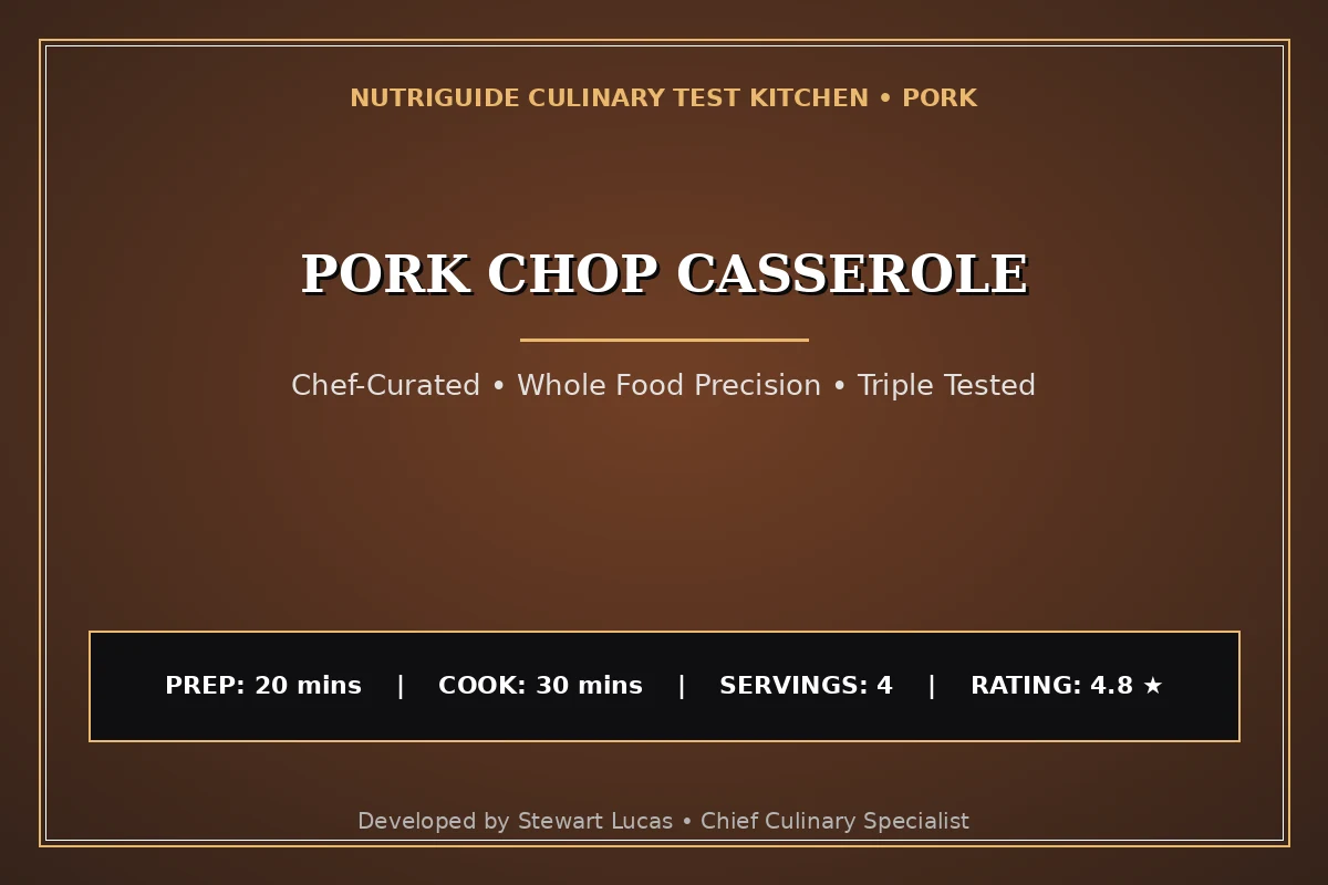 Pork Chop Casserole