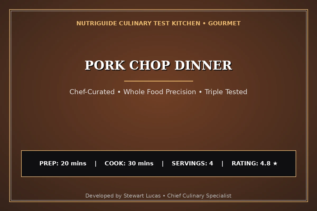 Pork Chop Dinner