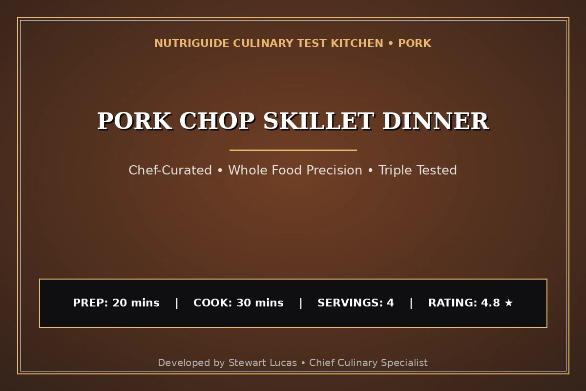 Pork Chop Skillet Dinner