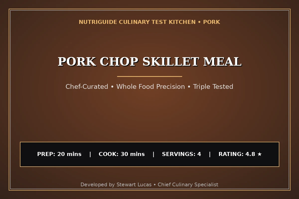 Pork Chop Skillet Meal