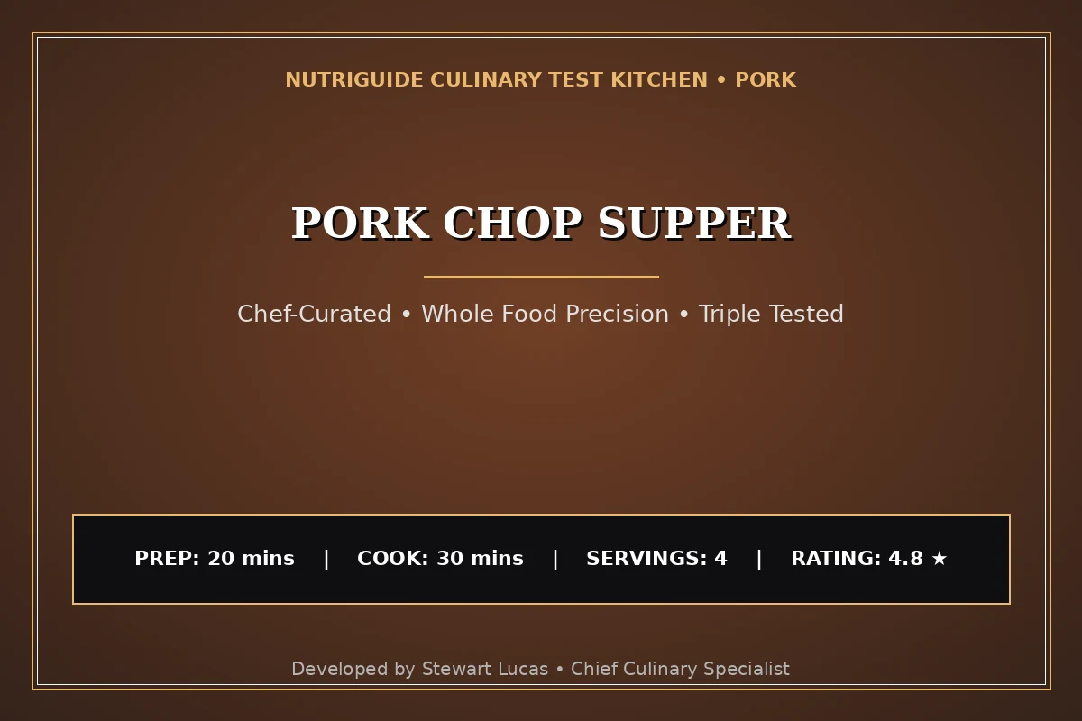 Pork Chop Supper