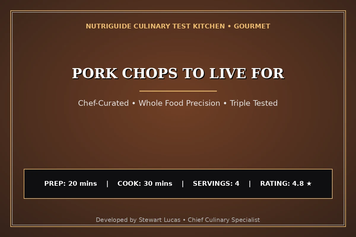 Pork Chops To Live For
