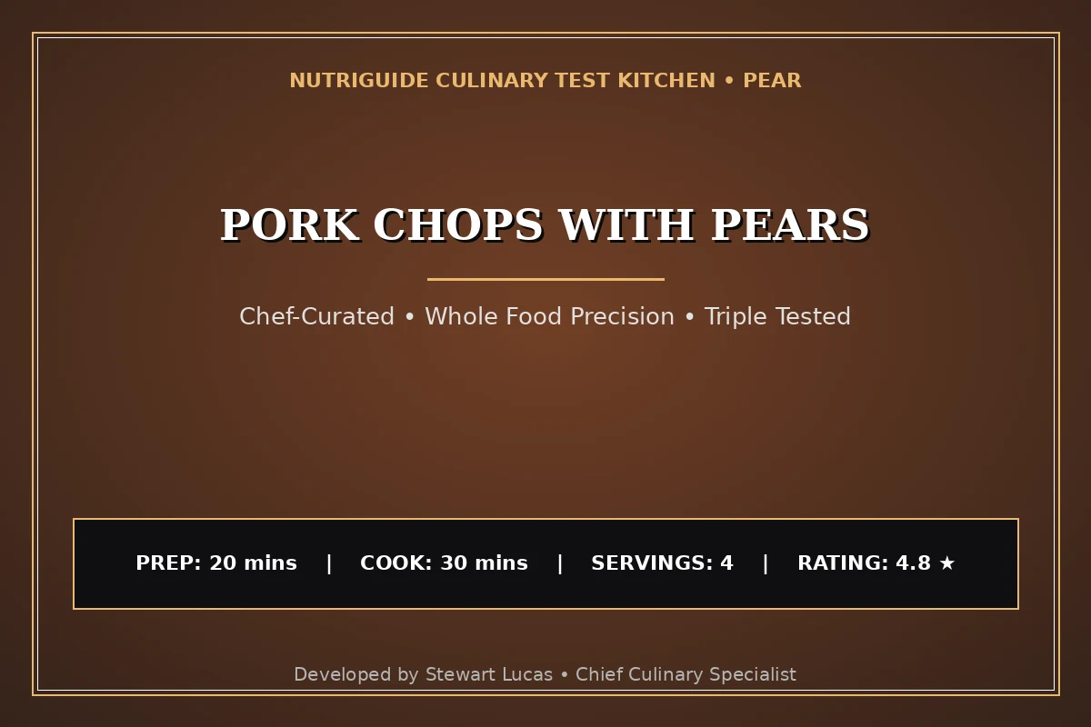 Pork Chops With Pears