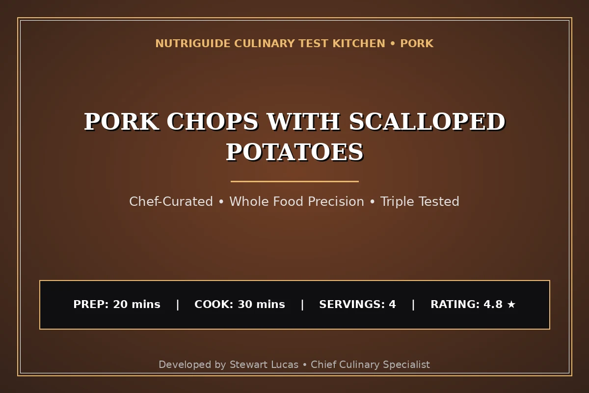 Pork Chops With Scalloped Potatoes