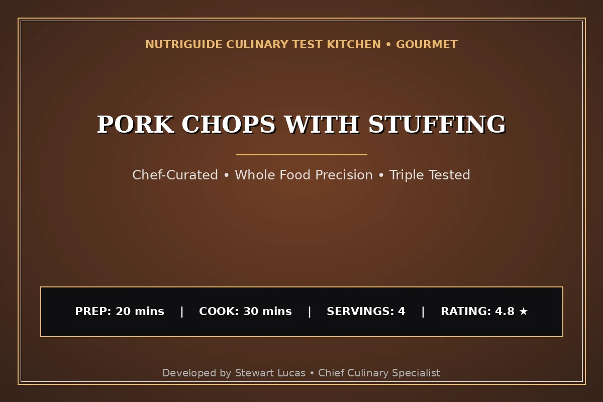 Pork Chops With Stuffing
