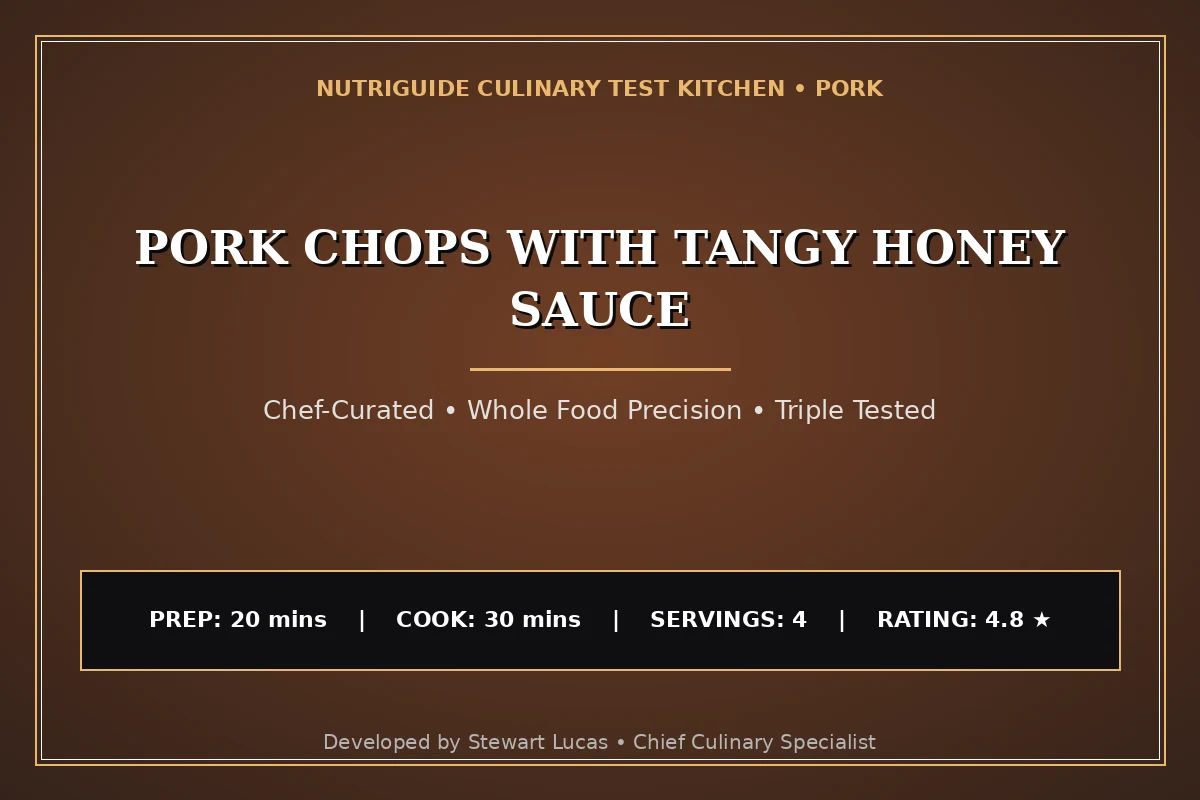 Pork Chops With Tangy Honey Sauce