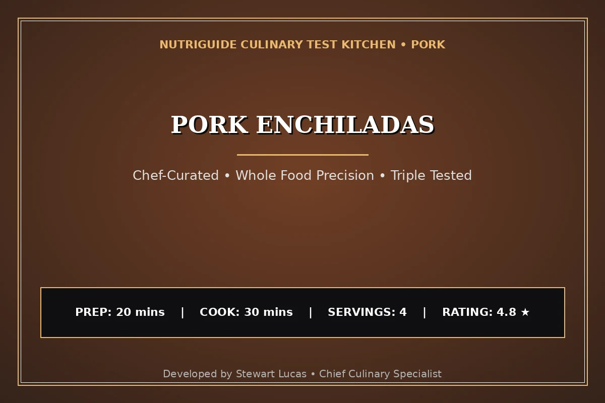 Pork Enchiladas