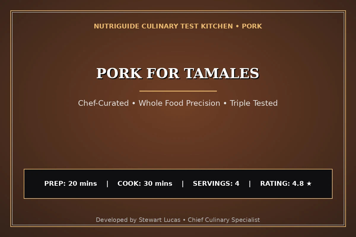 Pork For Tamales