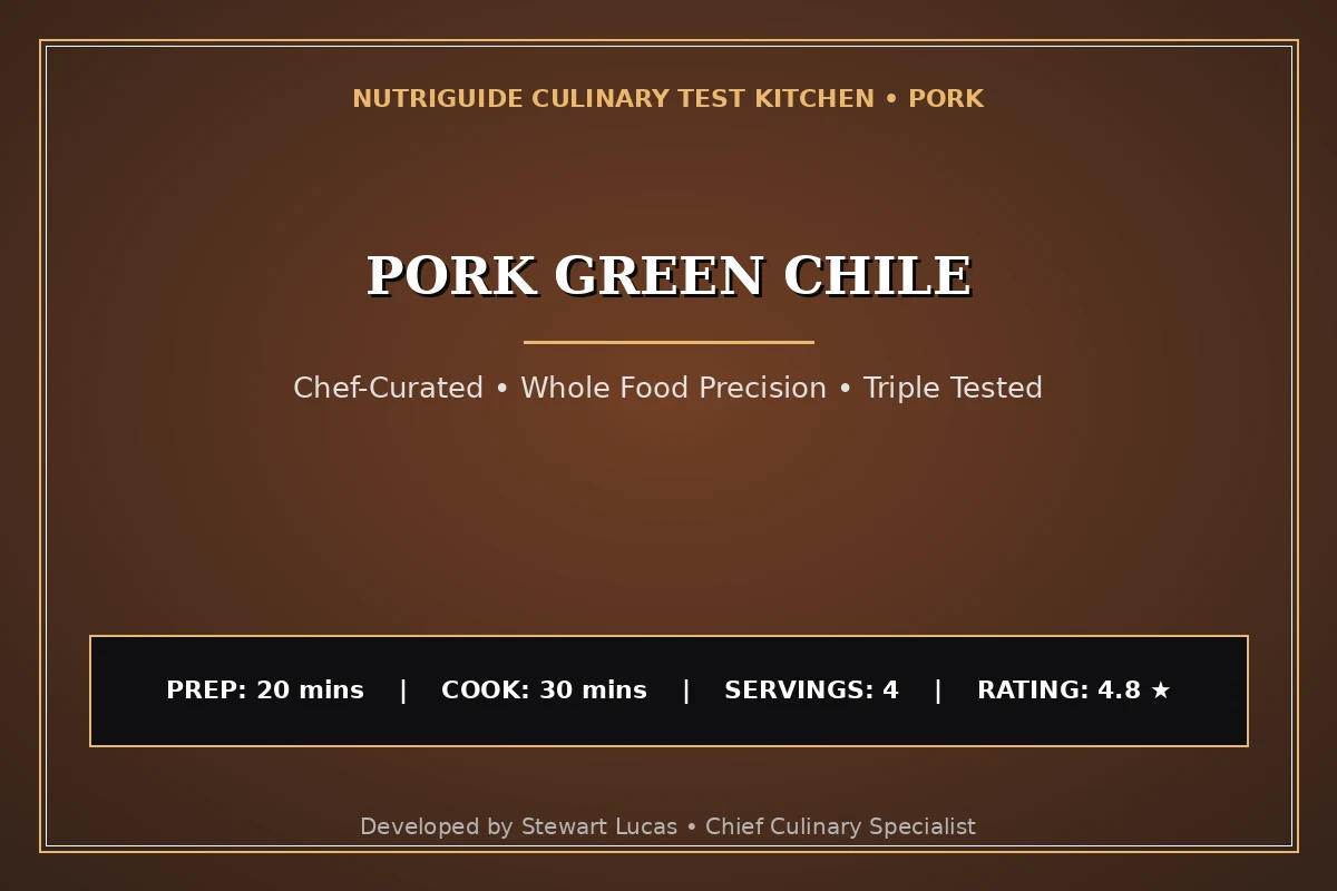 Pork Green Chile