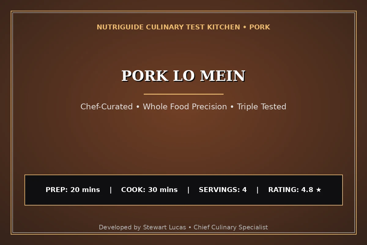 Pork Lo Mein