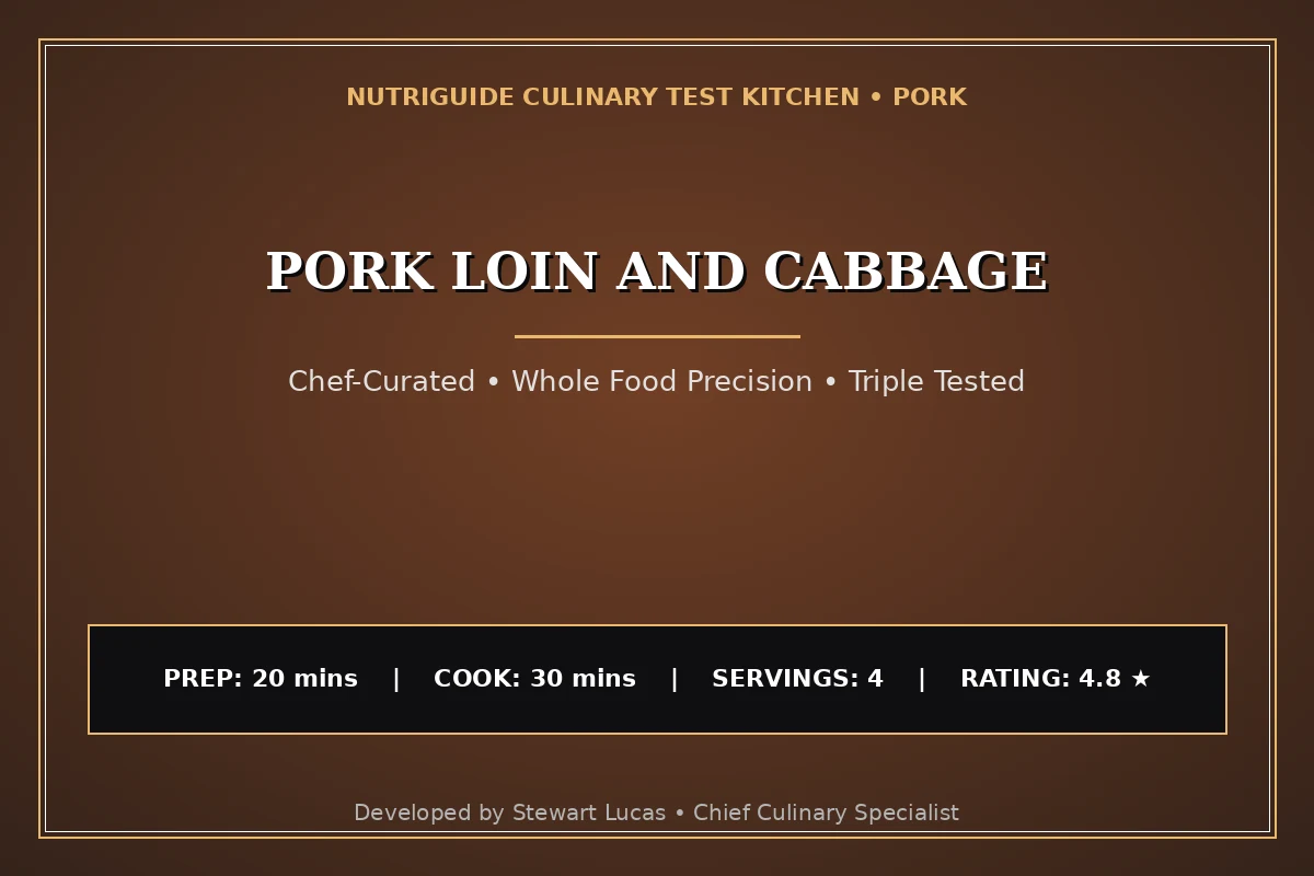 Pork Loin And Cabbage