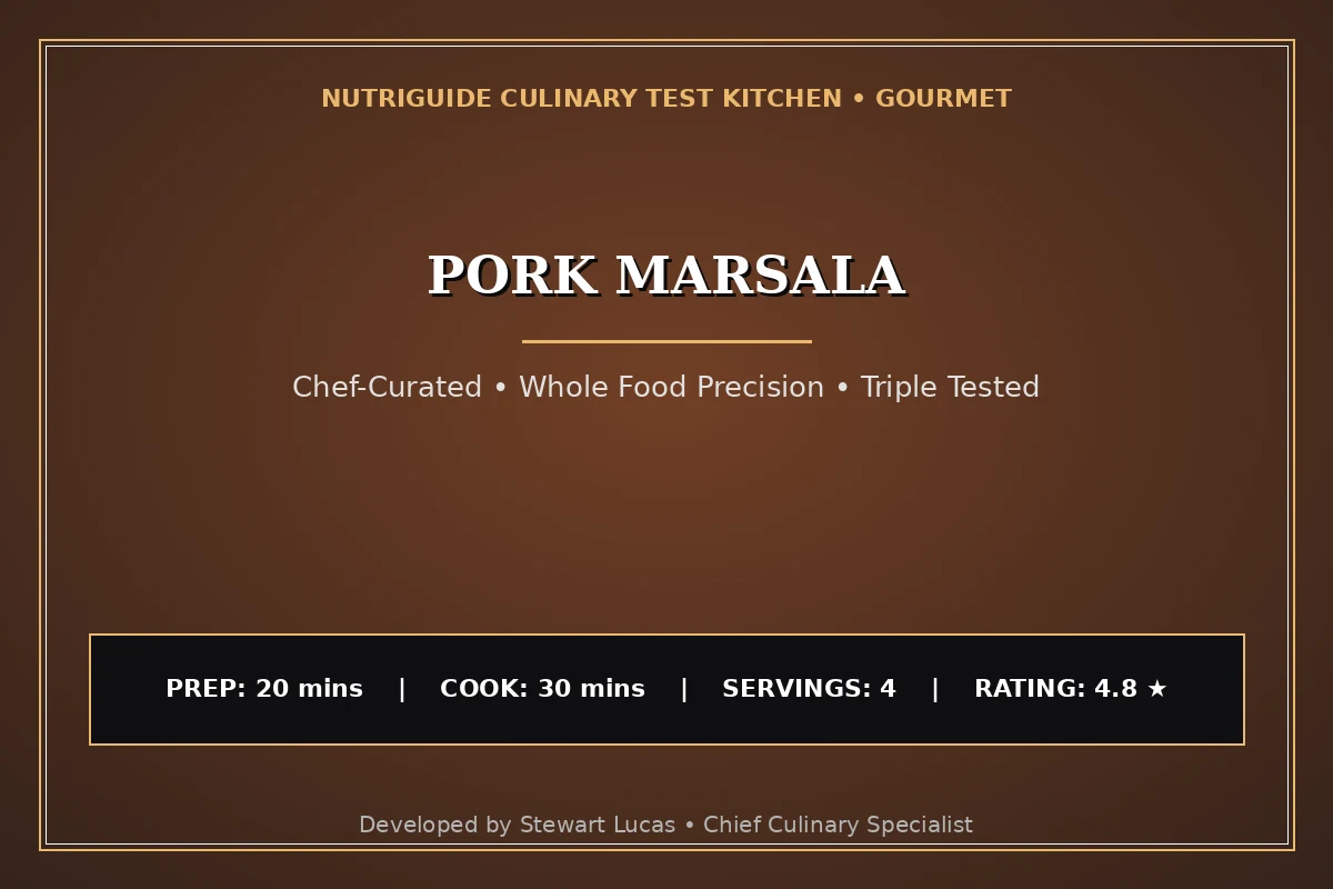 Pork Marsala