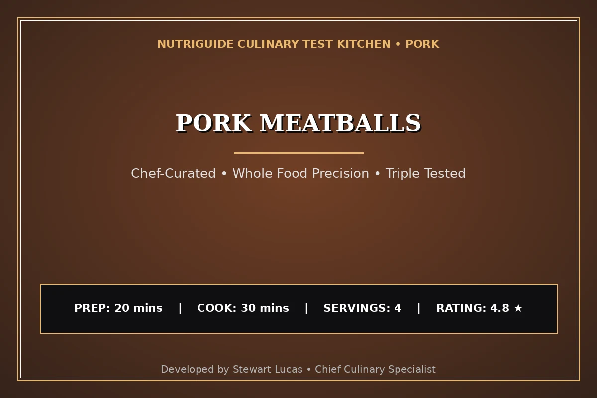Pork Meatballs