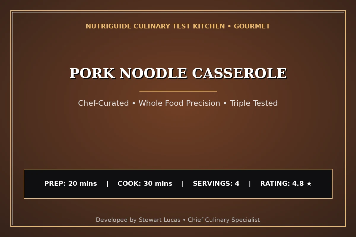 Pork Noodle Casserole
