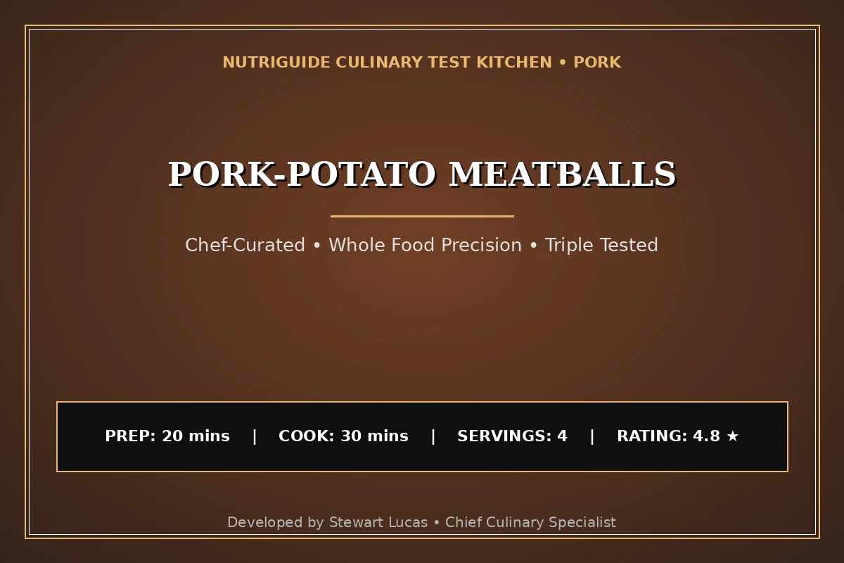 Pork-Potato Meatballs