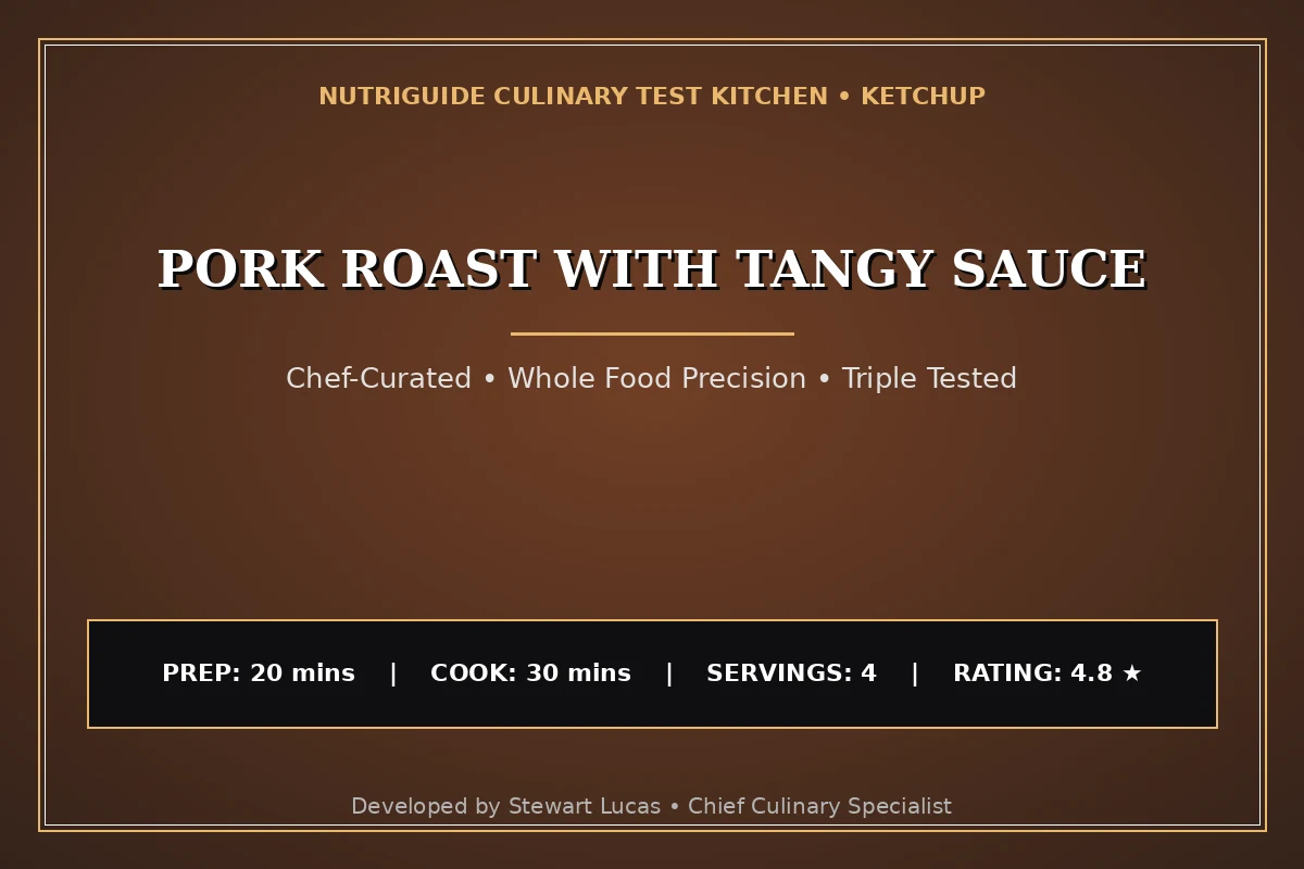 Pork Roast With Tangy Sauce
