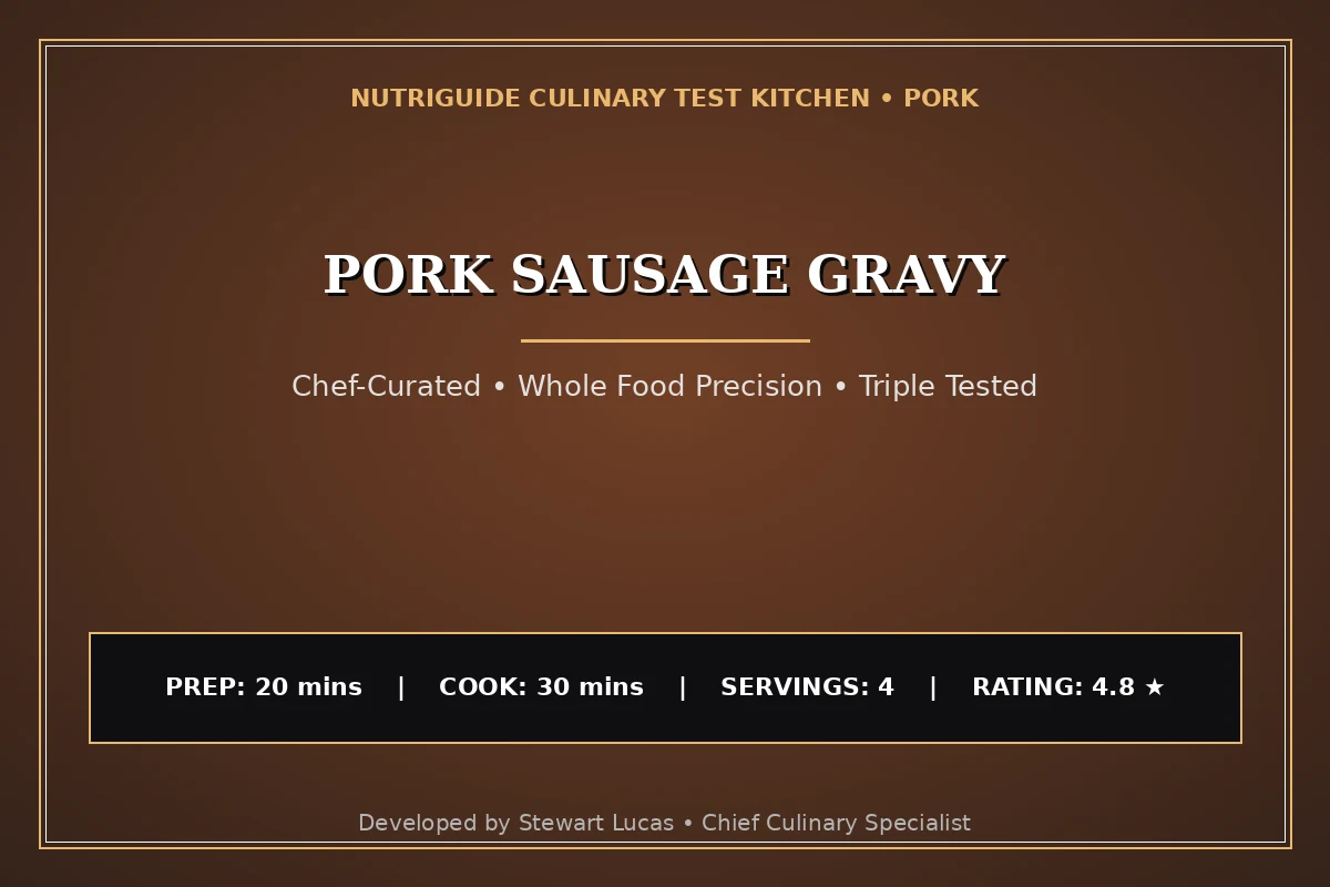 Pork Sausage Gravy