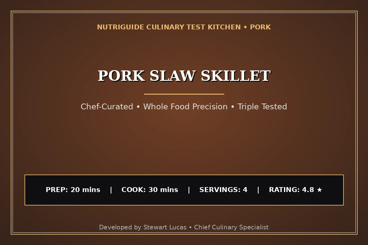 Pork Slaw Skillet