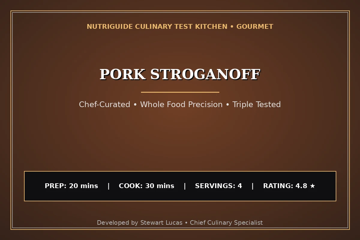 Pork Stroganoff