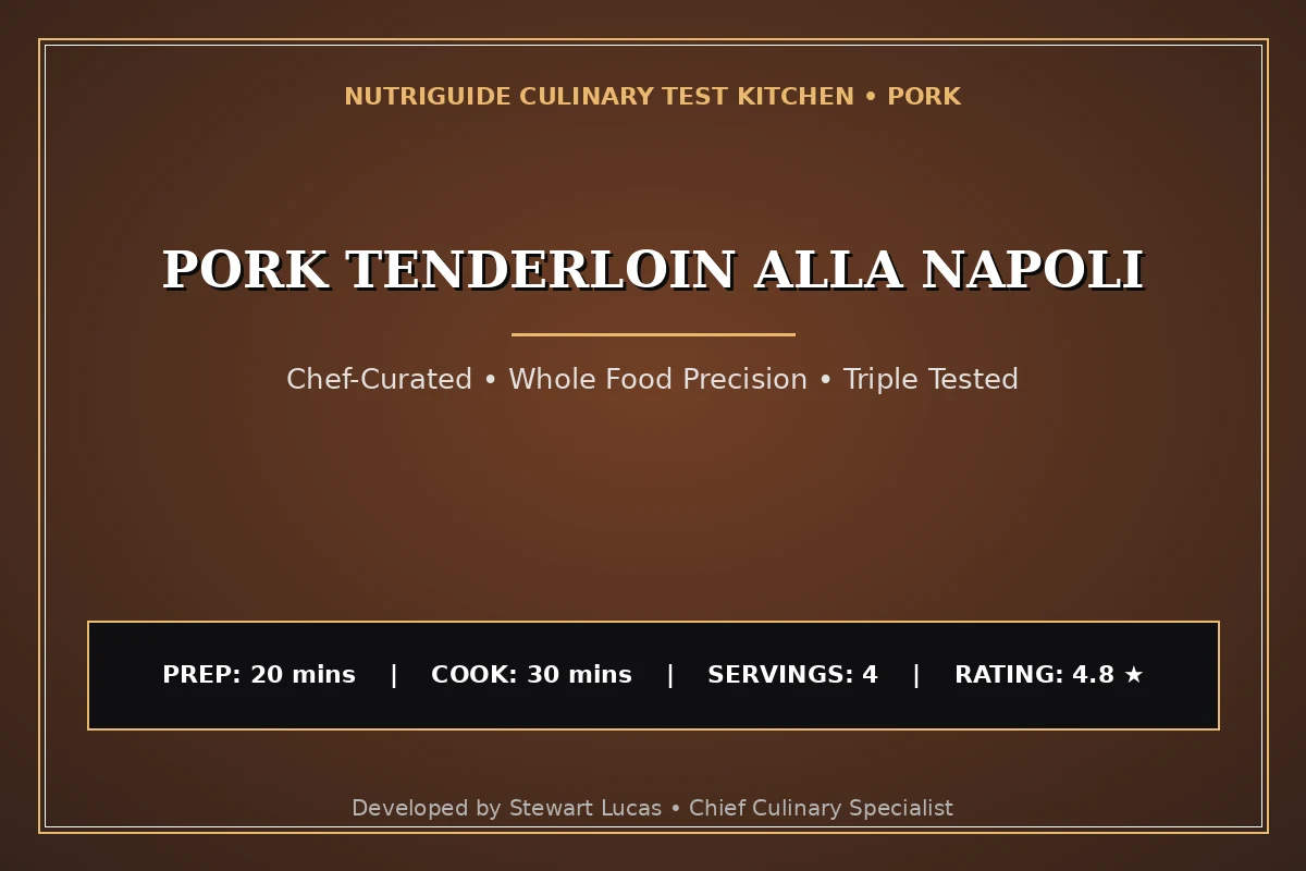 Pork Tenderloin Alla Napoli