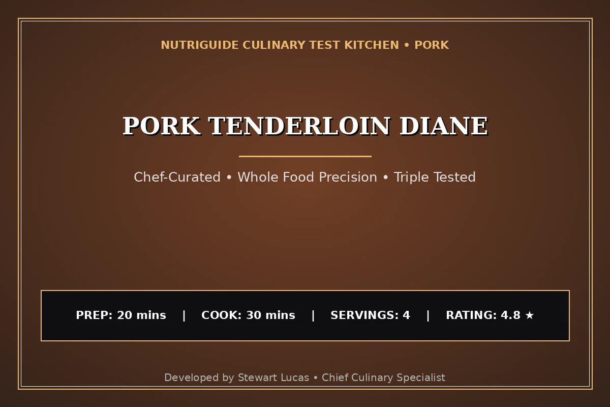 Pork Tenderloin Diane
