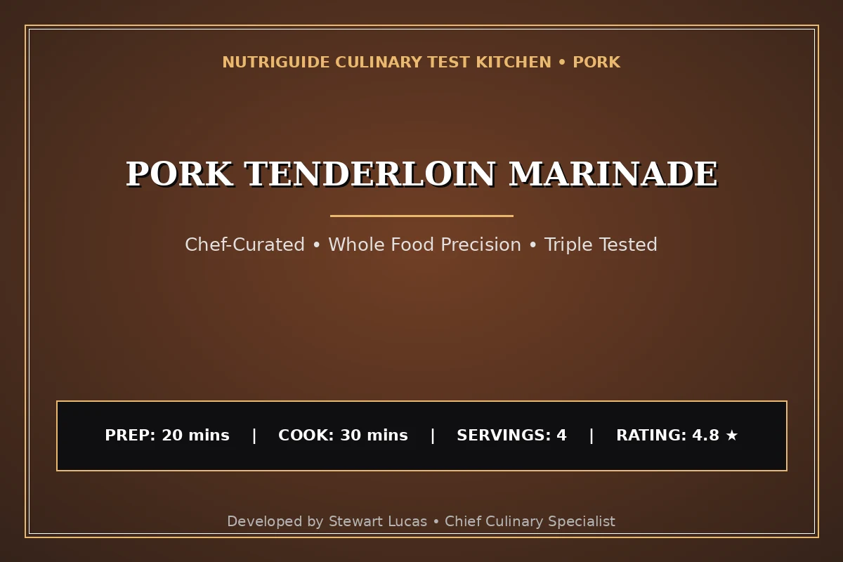 Pork Tenderloin Marinade