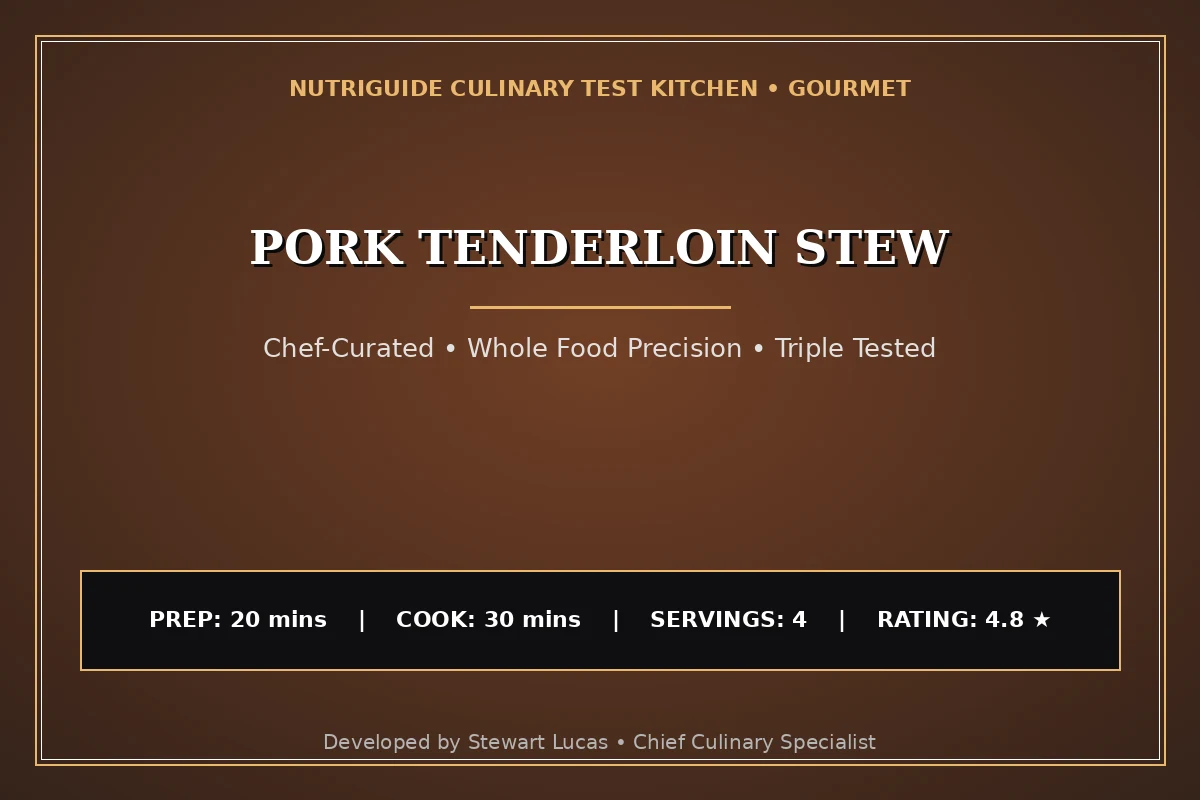 Pork Tenderloin Stew