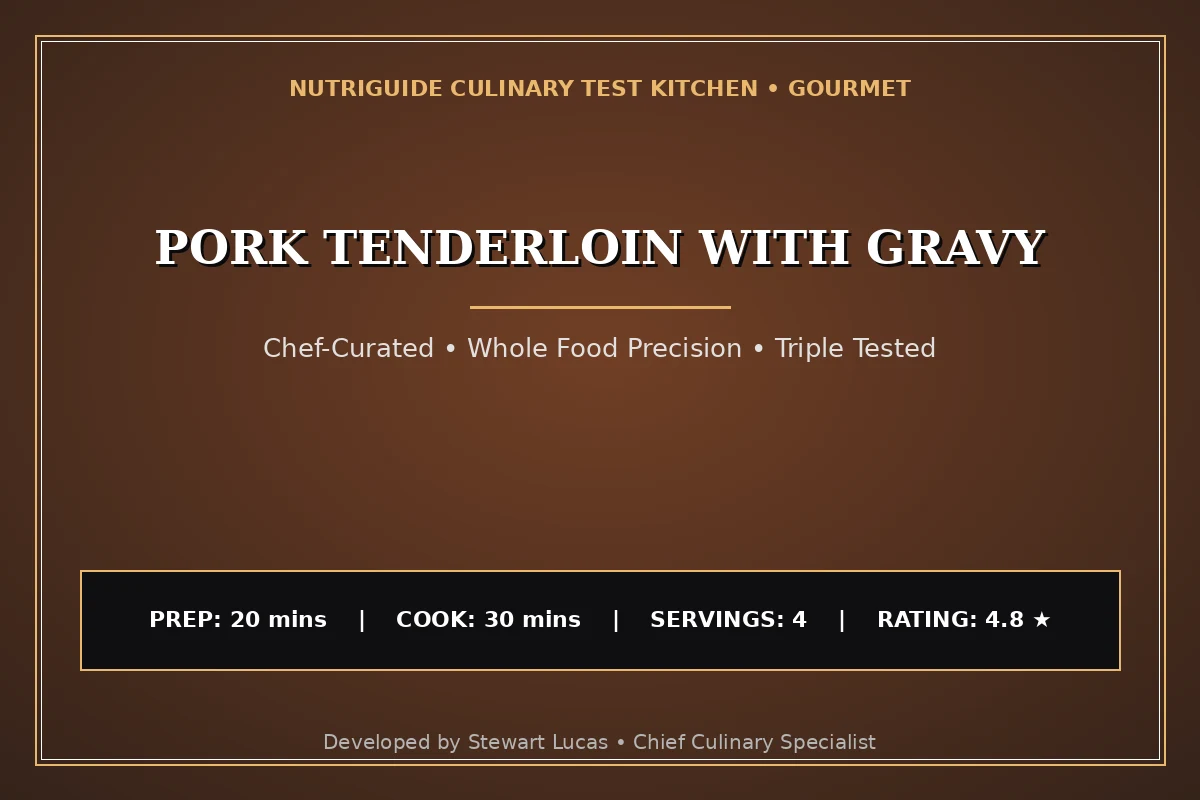 Pork Tenderloin With Gravy