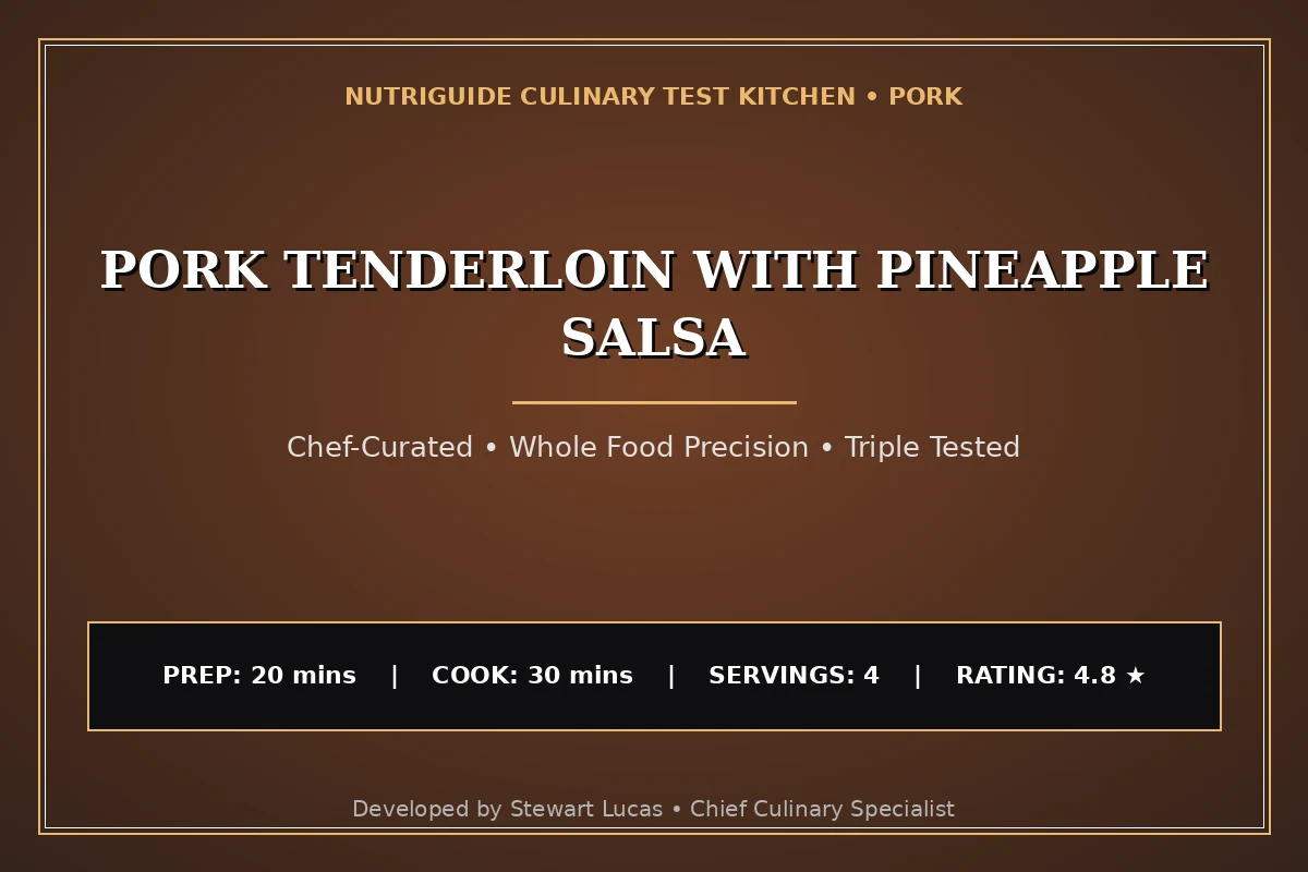Pork Tenderloin With Pineapple Salsa