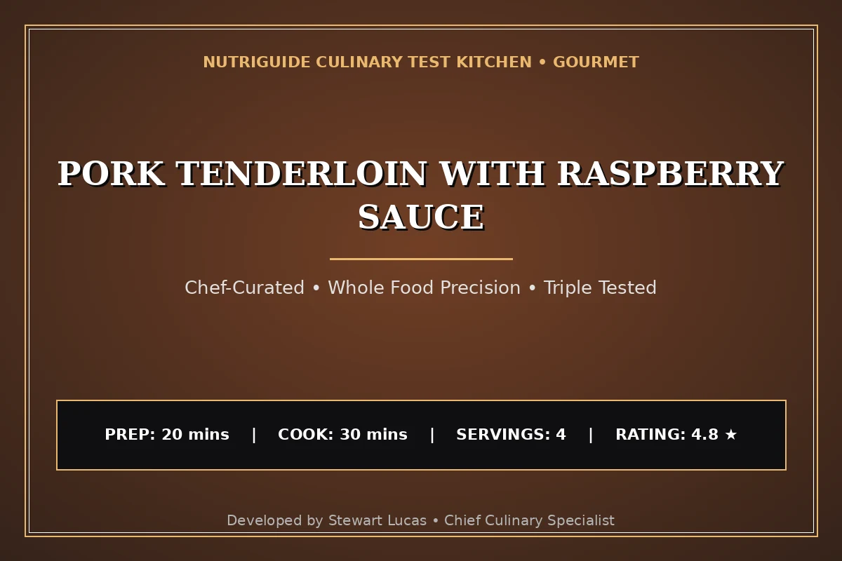 Pork Tenderloin With Raspberry Sauce