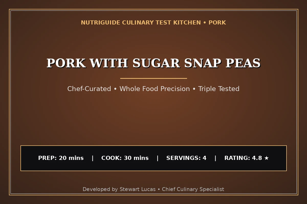 Pork With Sugar Snap Peas