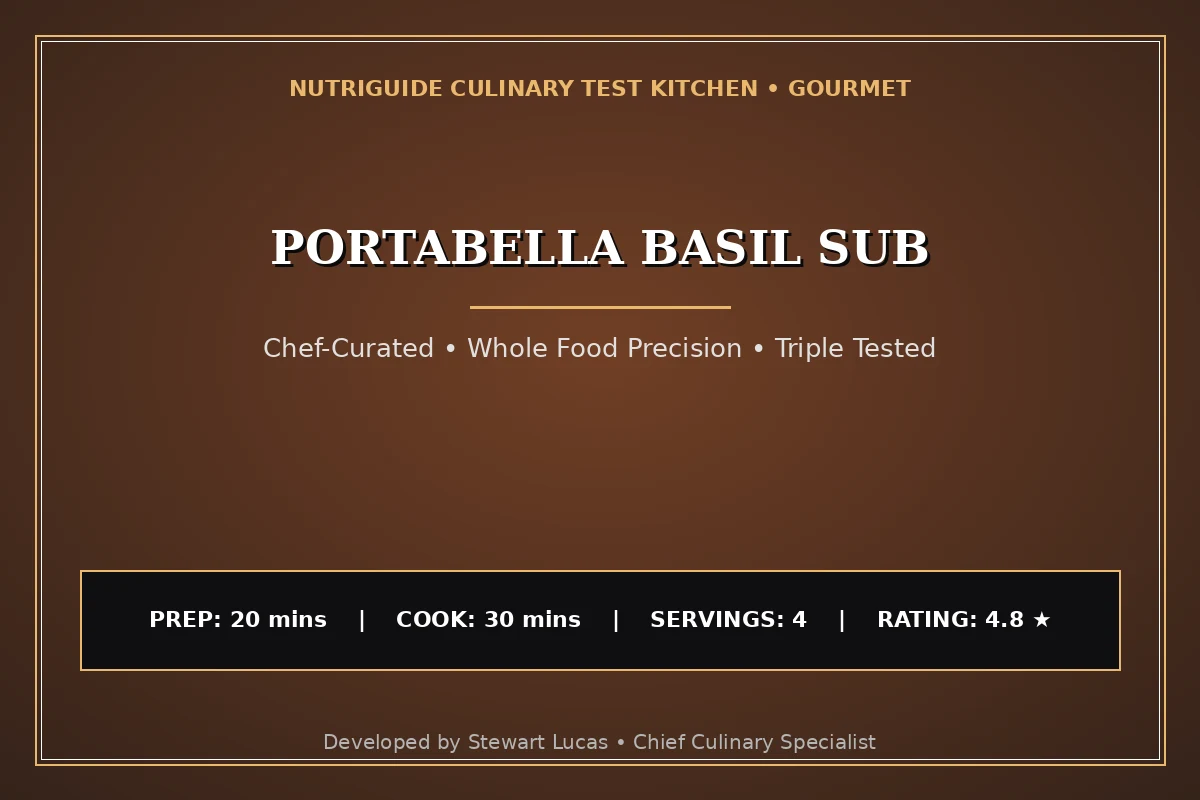 Portabella Basil Sub