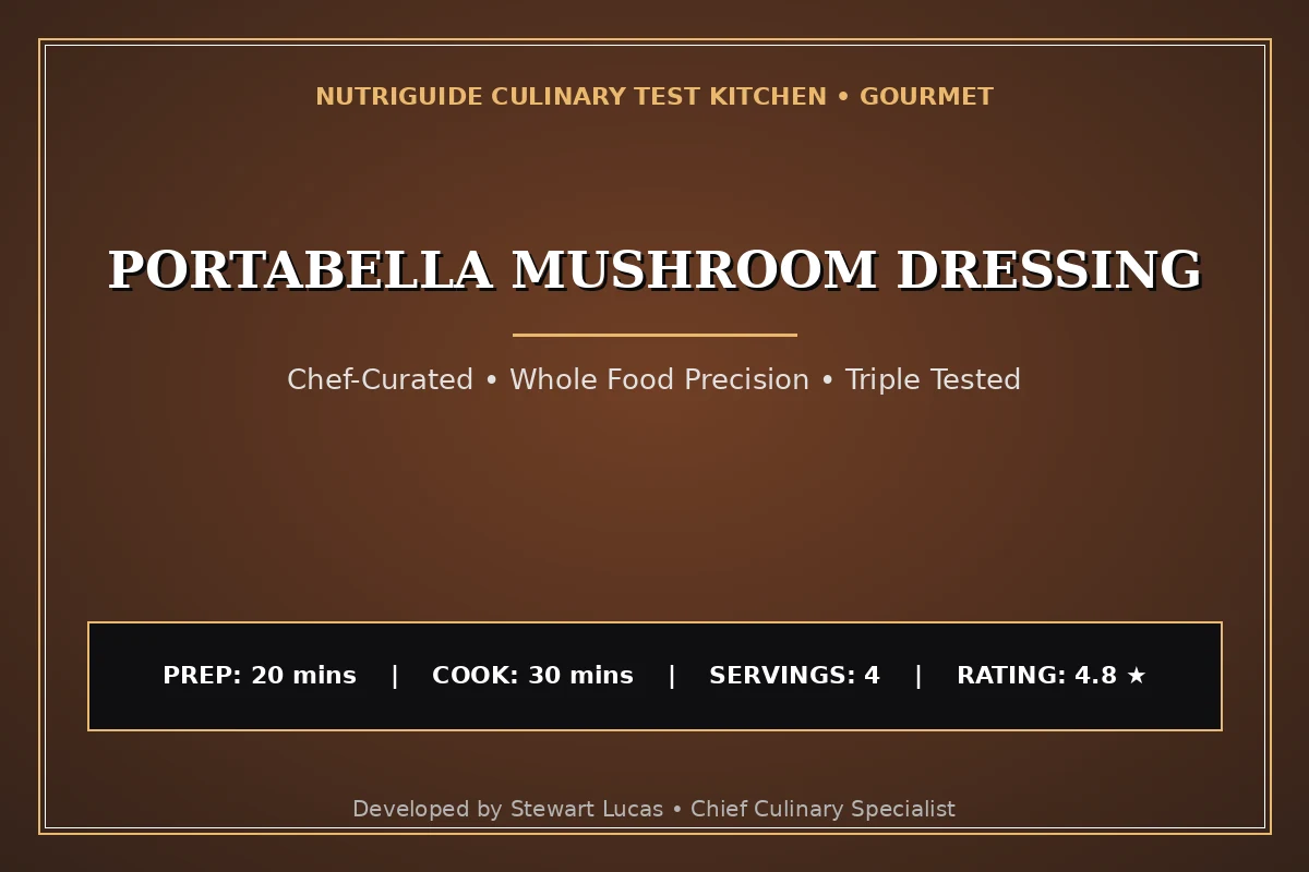 Portabella Mushroom Dressing