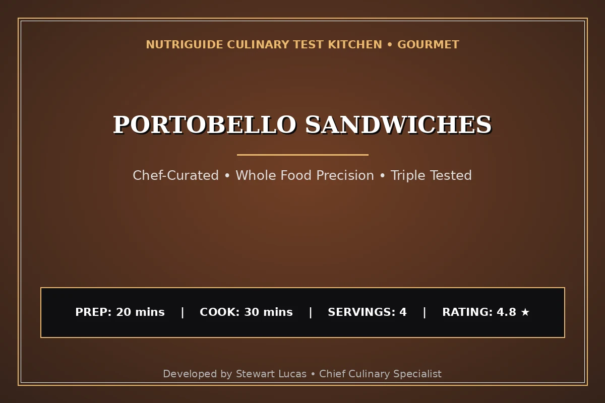 Portobello Sandwiches