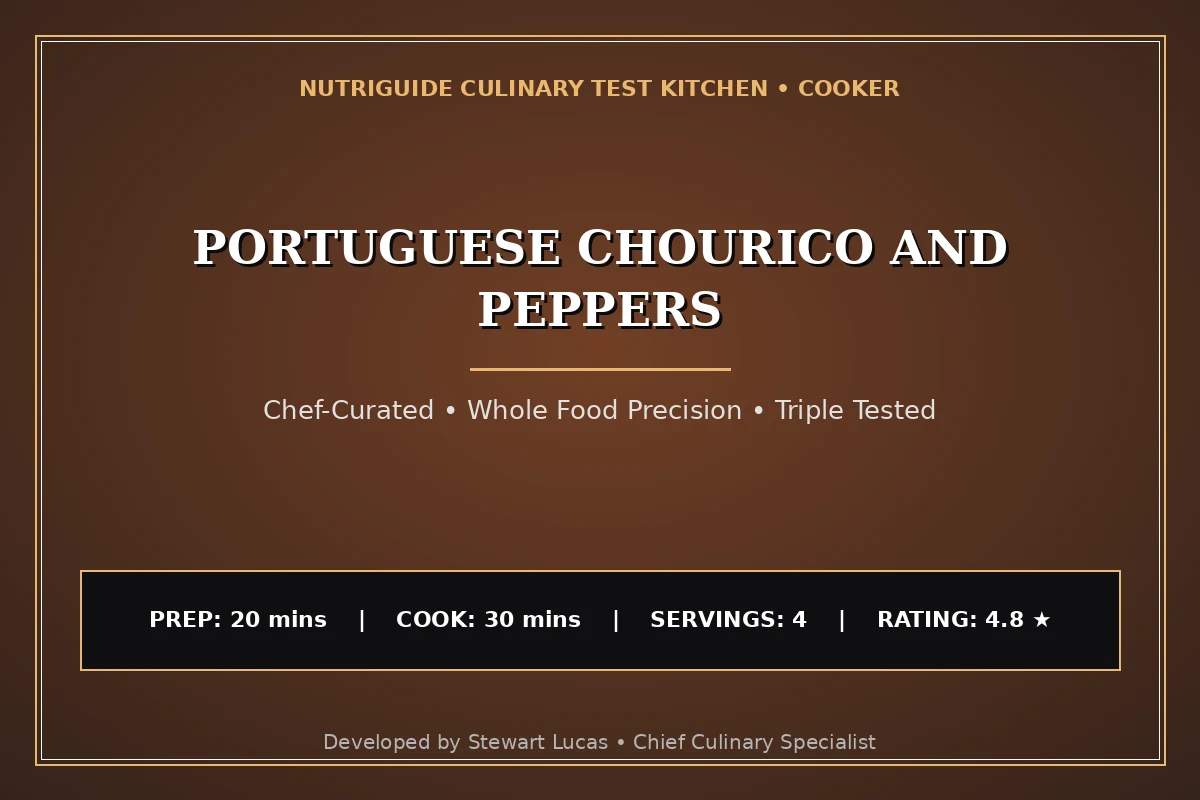 Portuguese Chourico And Peppers