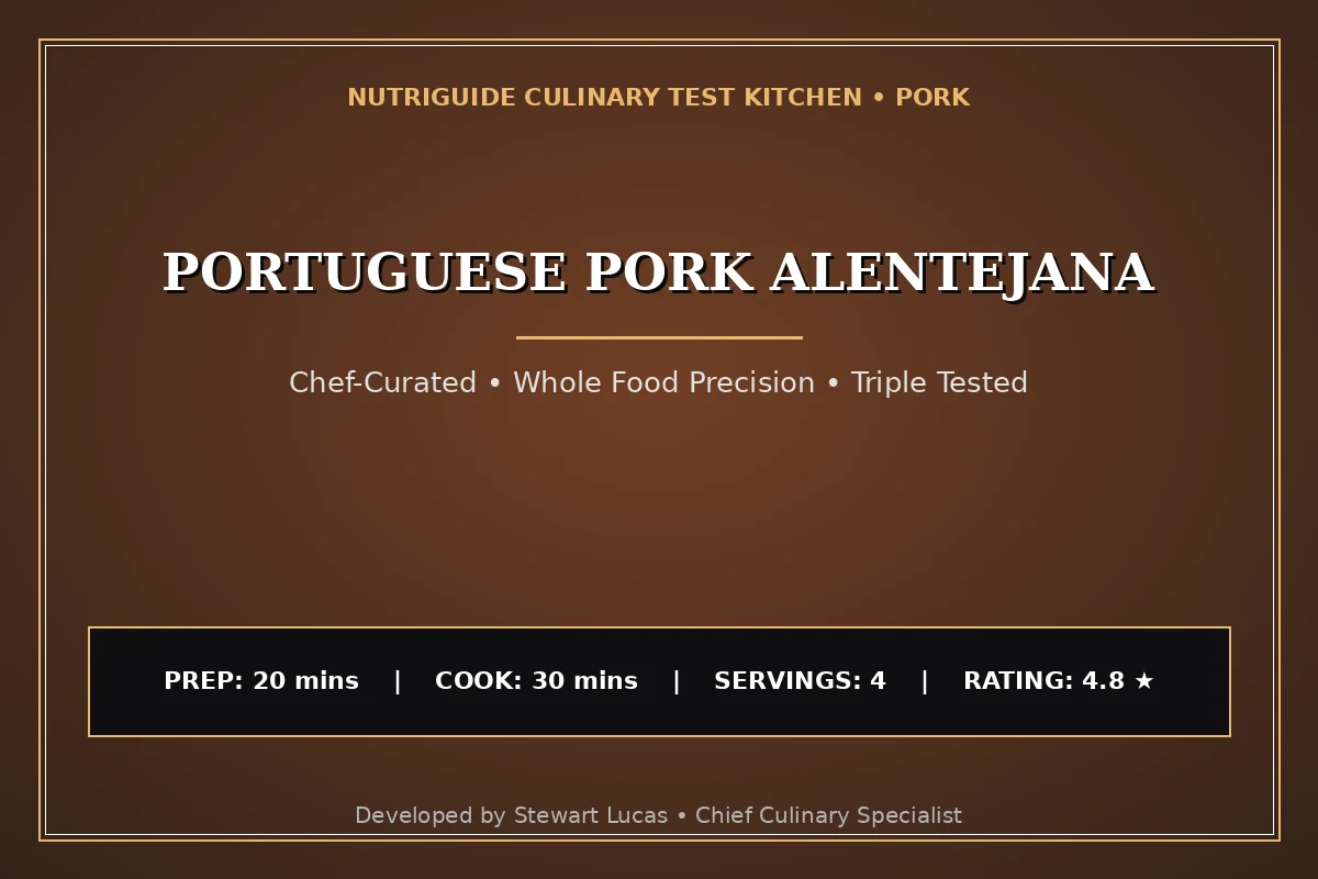 Portuguese Pork Alentejana