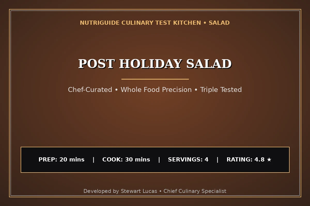 Post Holiday Salad