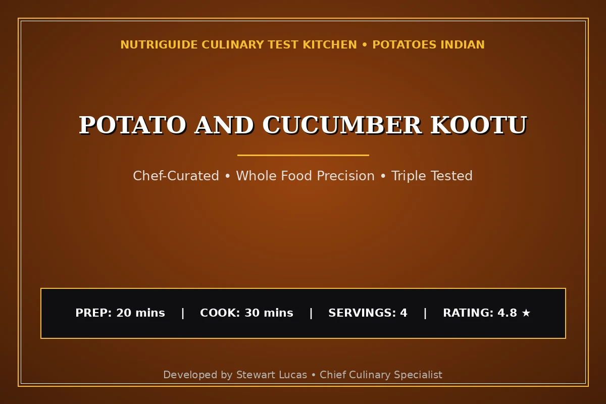 Potato And Cucumber Kootu