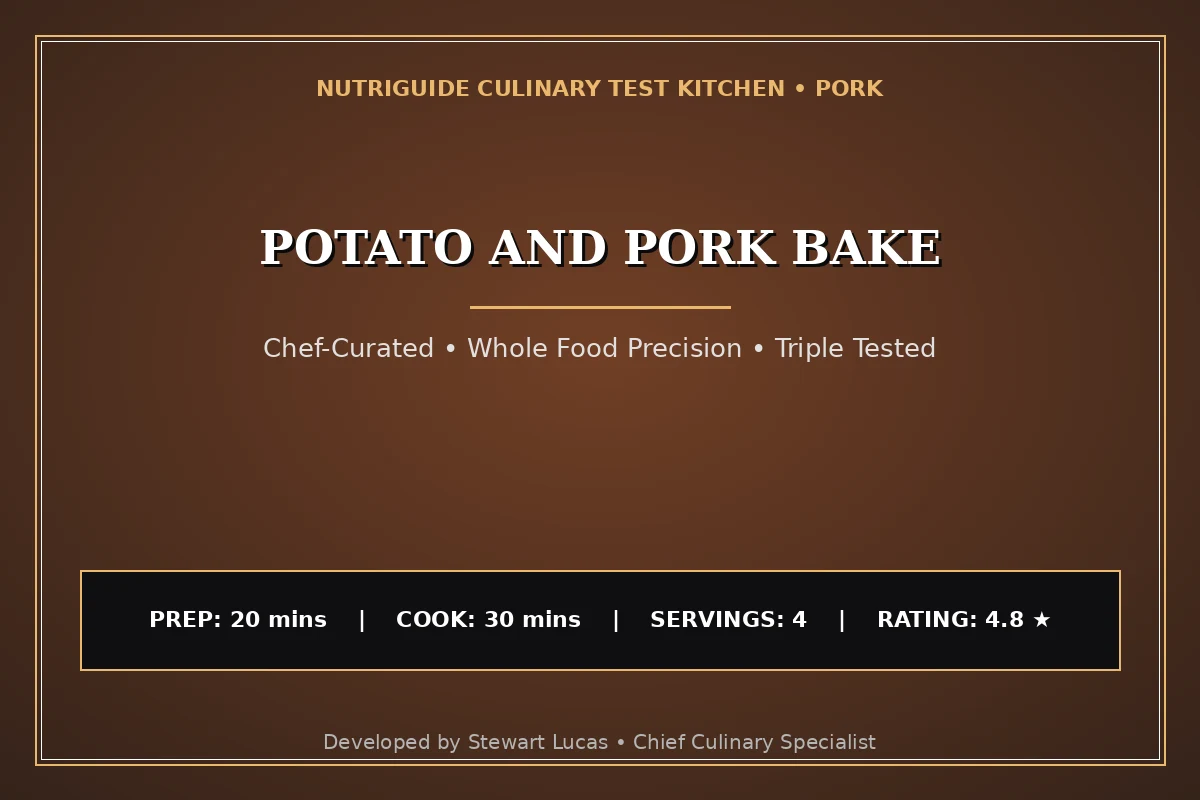 Potato And Pork Bake