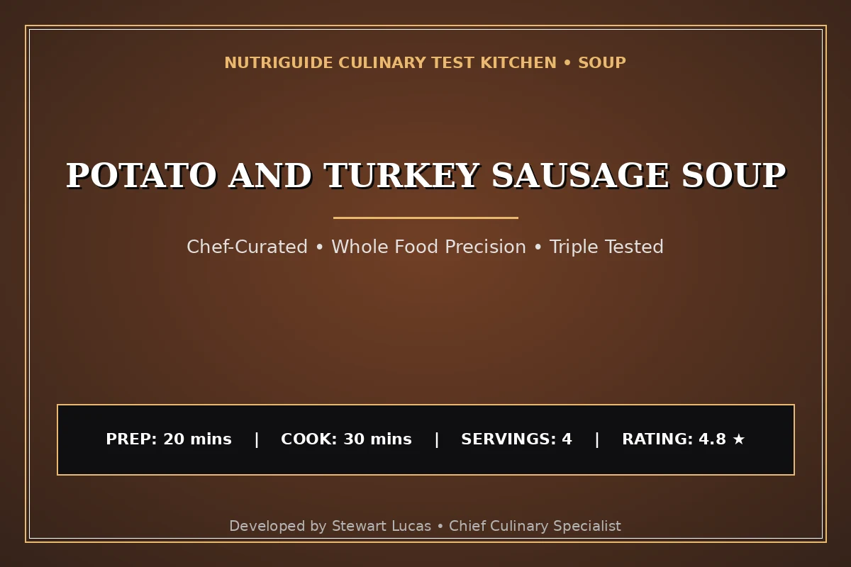 Potato And Turkey Sausage Soup