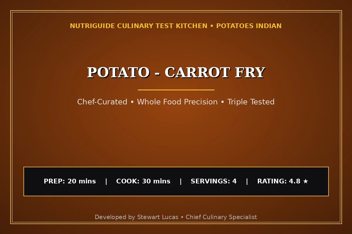Potato - Carrot Fry