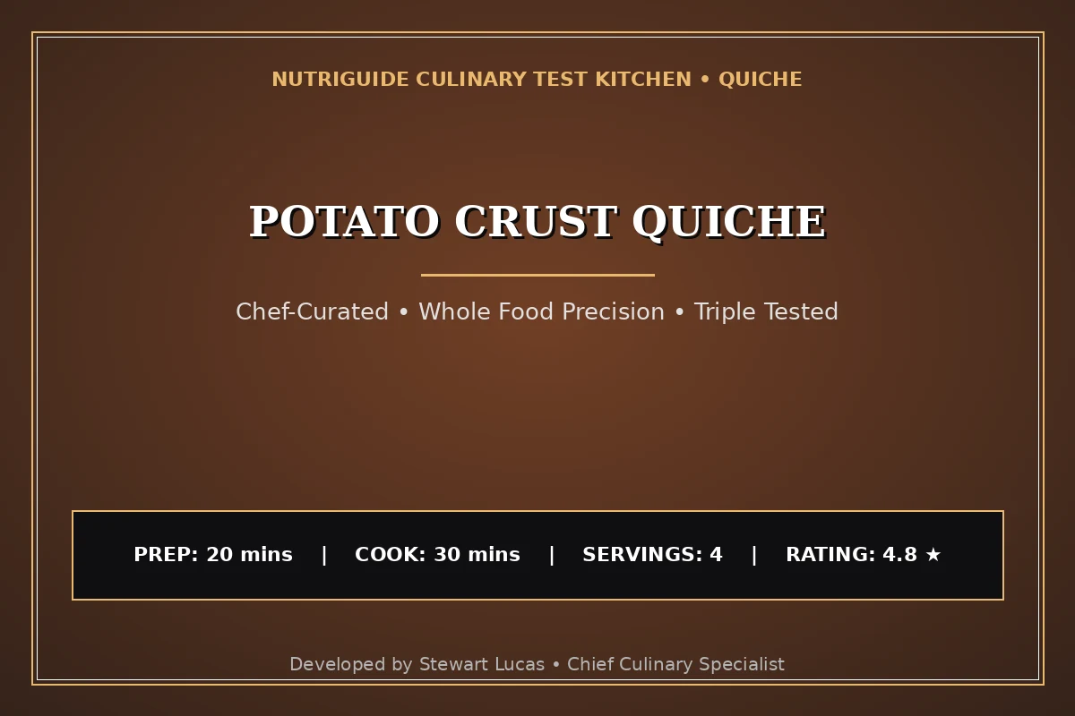 Potato Crust Quiche