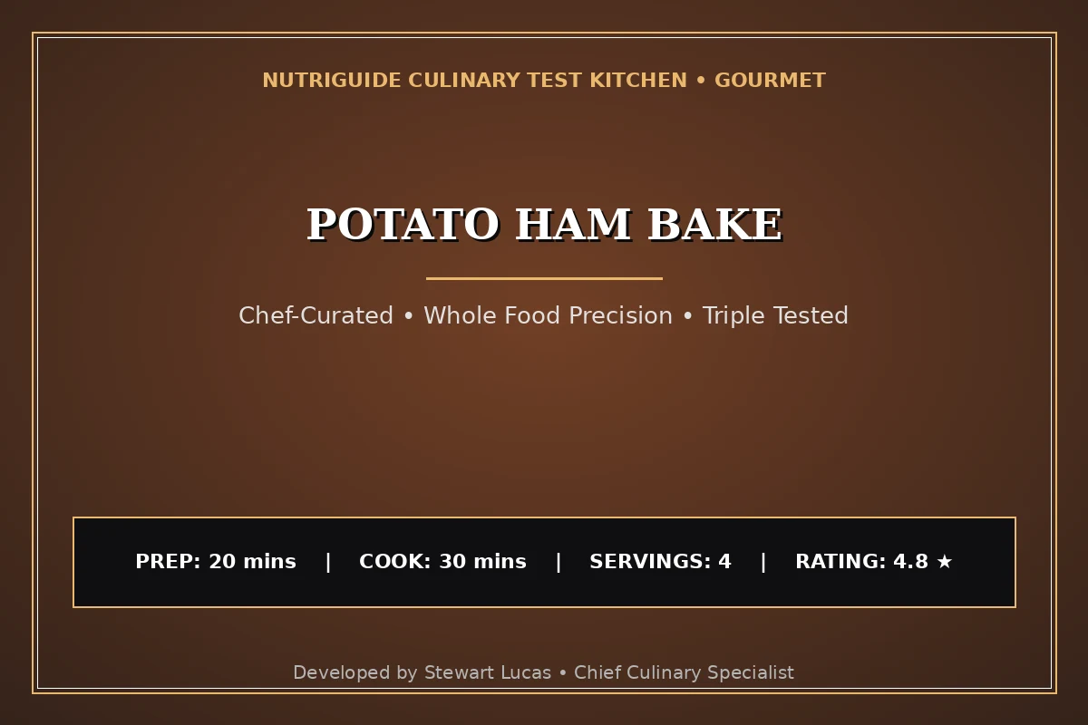 Potato Ham Bake
