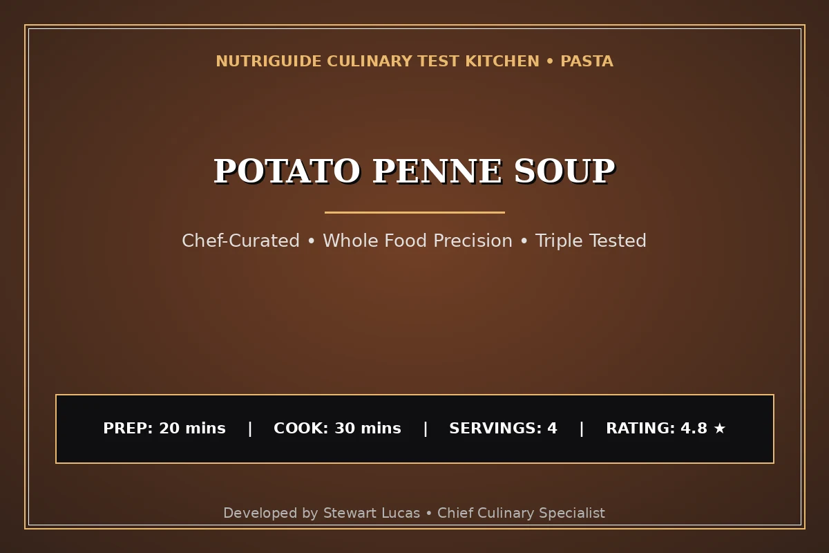 Potato Penne Soup