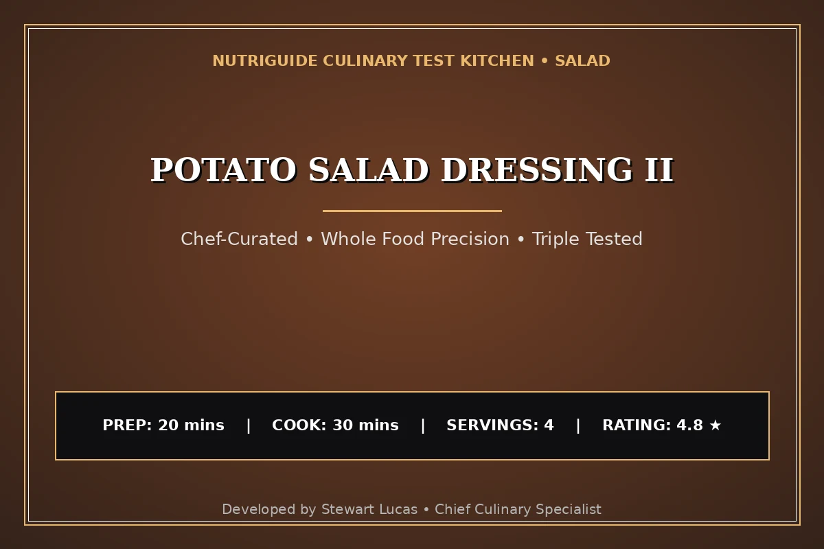 Potato Salad Dressing Ii