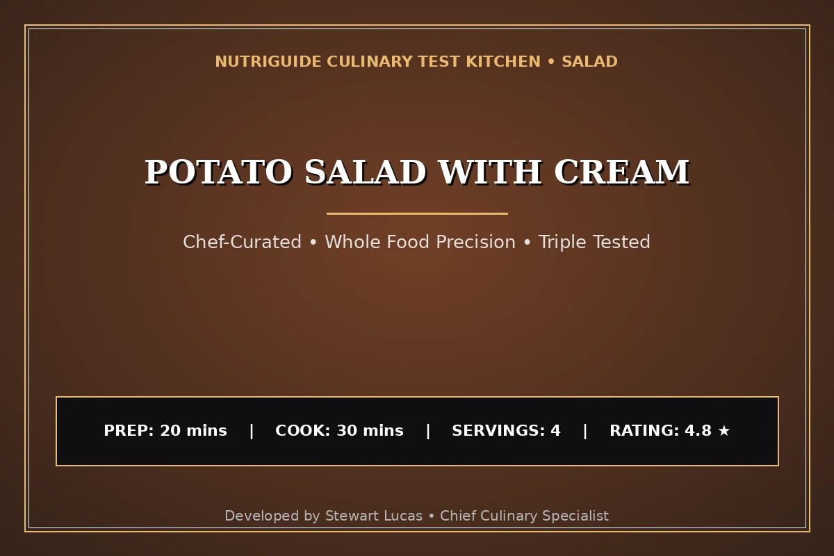 Potato Salad With Cream