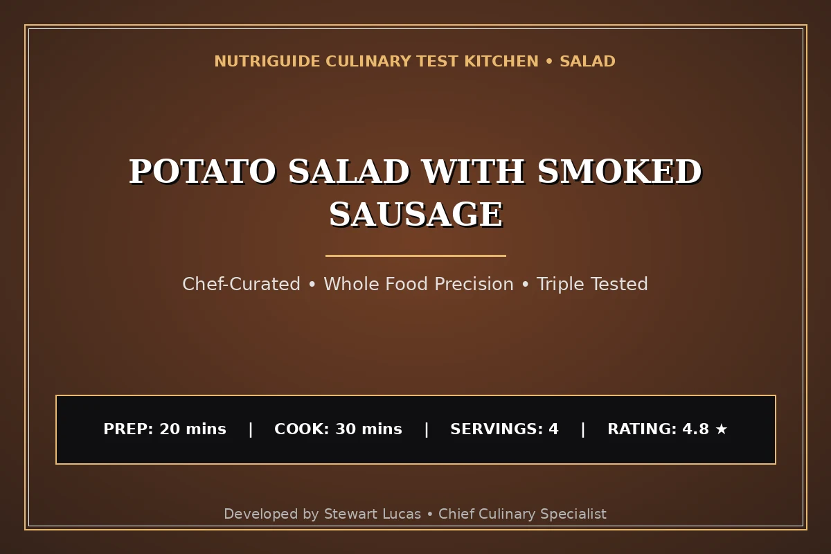 Potato Salad With Smoked Sausage