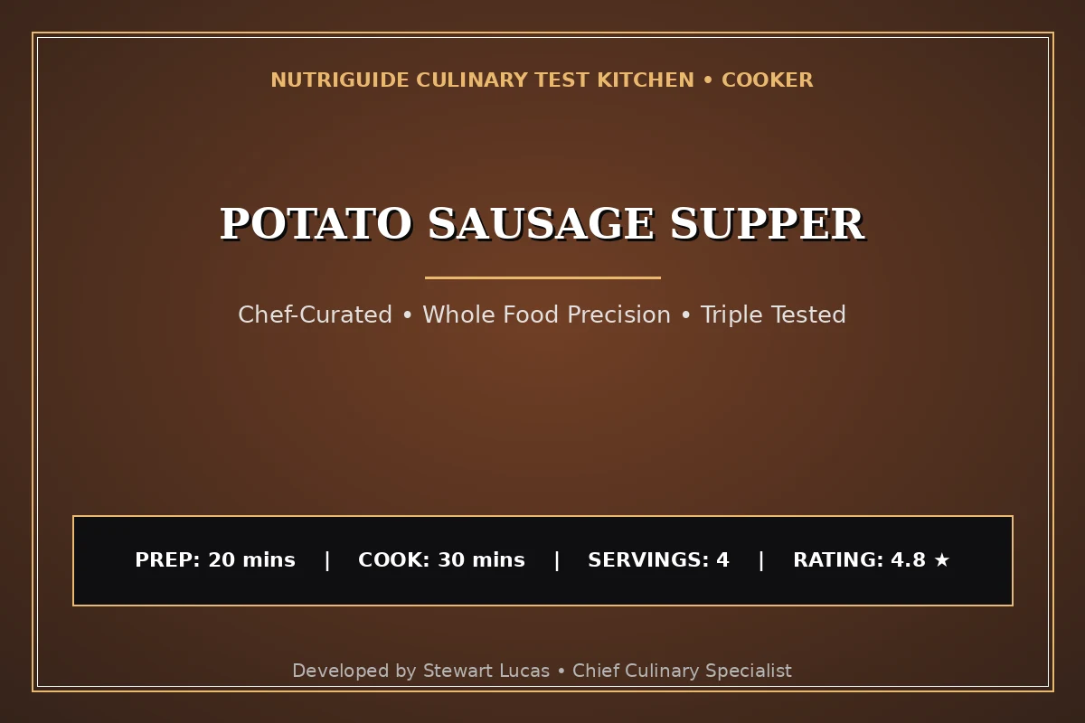 Potato Sausage Supper